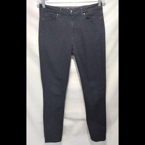 Paige Skyline High Rise Skinny Jeans Black Size 30